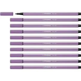 Pennarelli Stabilo Pen 68 Malva Chiaro 10 pz. 68/62