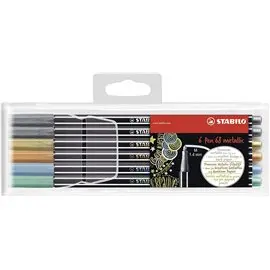 Pennarelli Stabilo Pen 68 Metallic a 6 6806/8-32