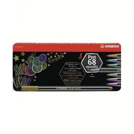 Pennarelli Stabilo Pen 68 Metallic a 8 6808/8-32