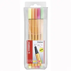 Pennarelli Stabilo Point 88 5 pz. Neon Colors