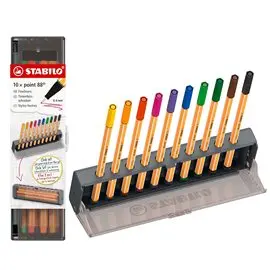 Pennarelli Stabilo Point 88 Click Set a 10 8810-5