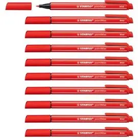 Pennarelli Stabilo PointMax Rosso 10 pz. 488/48