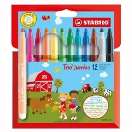 Pennarelli Stabilo Trio Jumbo a 12 380/12