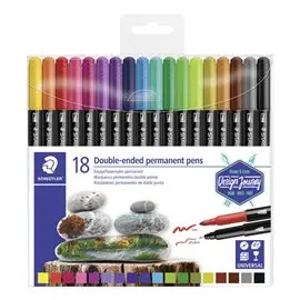 Pennarelli Staedtler Twin-tip Permanent a 18