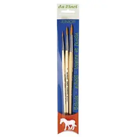 Pennelli Da Vinci Set 3 pz Scuola 303 art. 4212