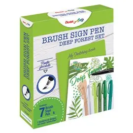 Pentel 25 Set Sketching Brush Sign Pen 0022314