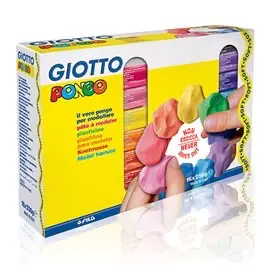 Plastilina Pongo by Giotto 250 gr. 16 Panetti Ass.ti