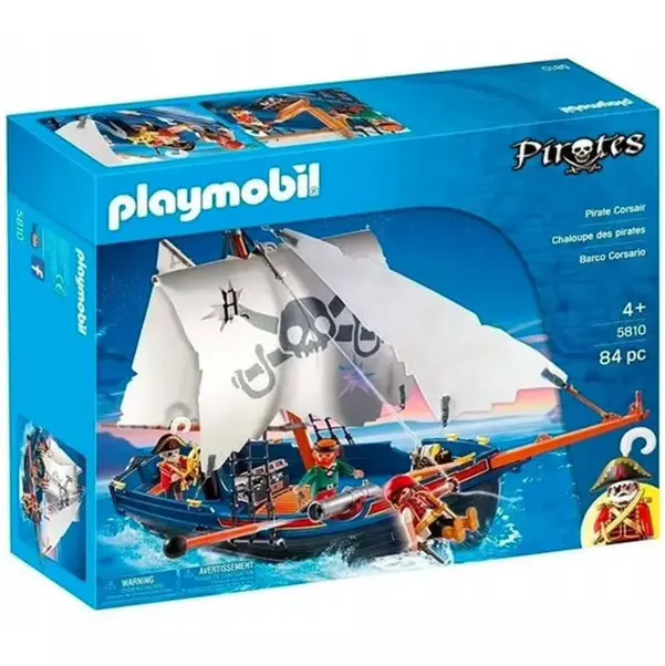 Playmobil barco corsario in scatola