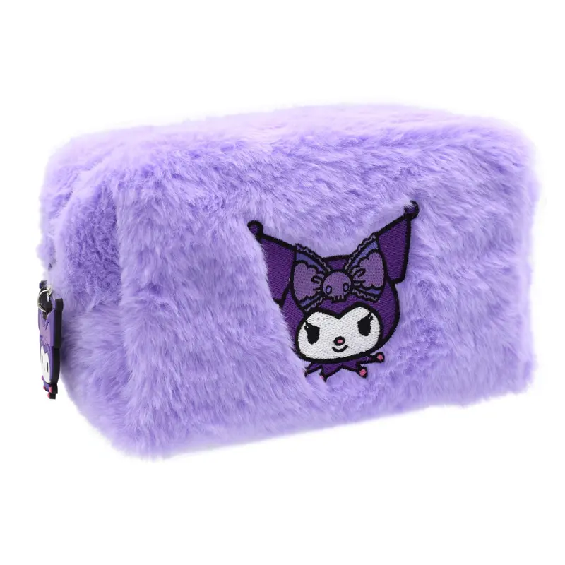 Pochette Kuromi in Peluche con Ciondolo - Beauty Case e Porta Trucchi