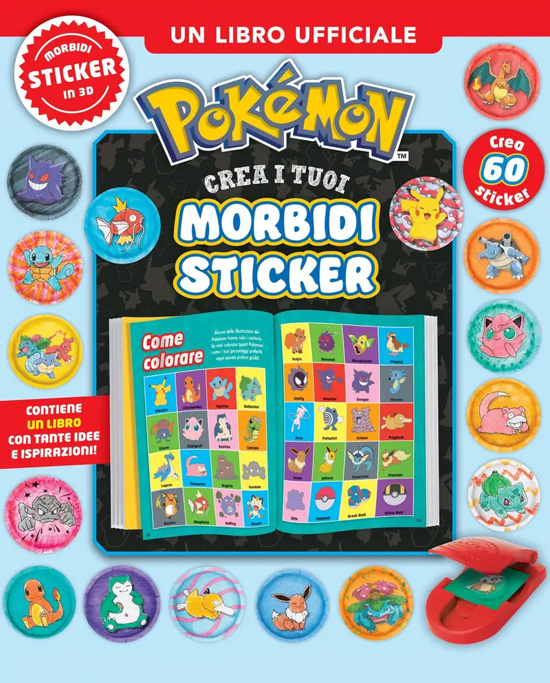 Pokemon. Crea i tuoi morbidi sticker