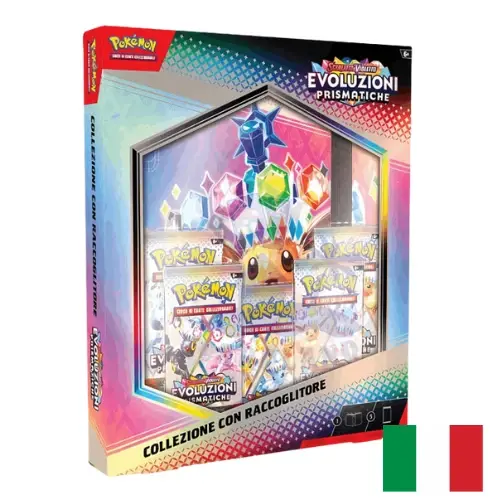 Pokémon Scarlatto e Violetto Evoluzioni Prismatiche Collezione con Raccoglitore ITA