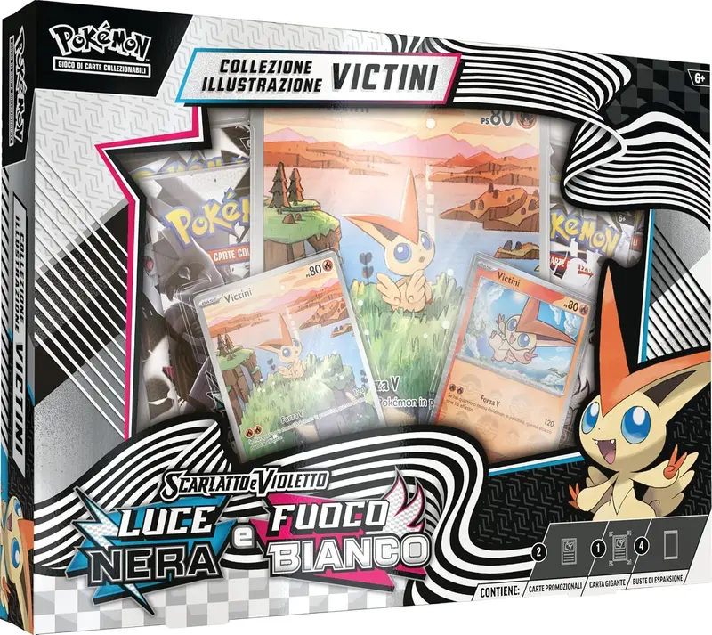 Pokemon SV10.5 Collezione Illustrazione Victini