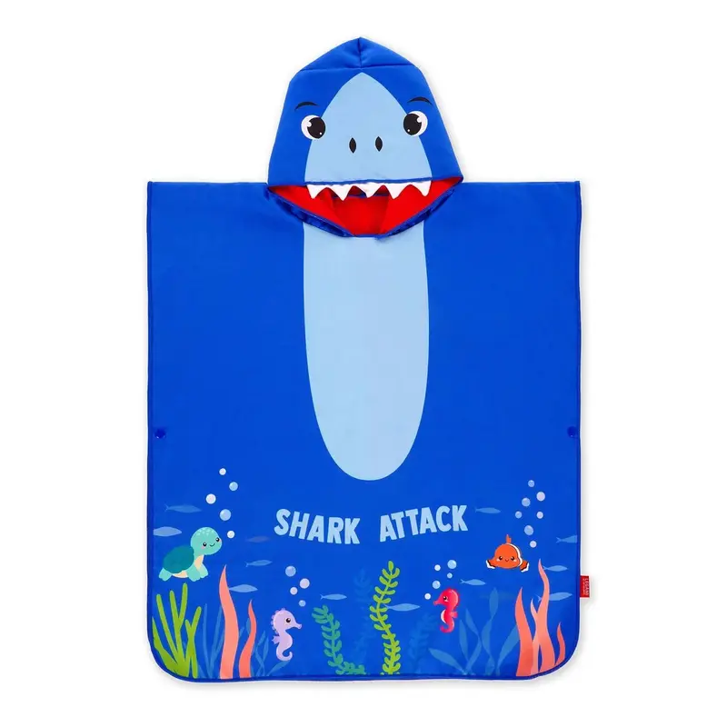 Poncho Asciugamano per bambini - Shark