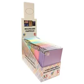 Porta Card Alplast 1060SP Multicard Pastel Expo 24 pz.