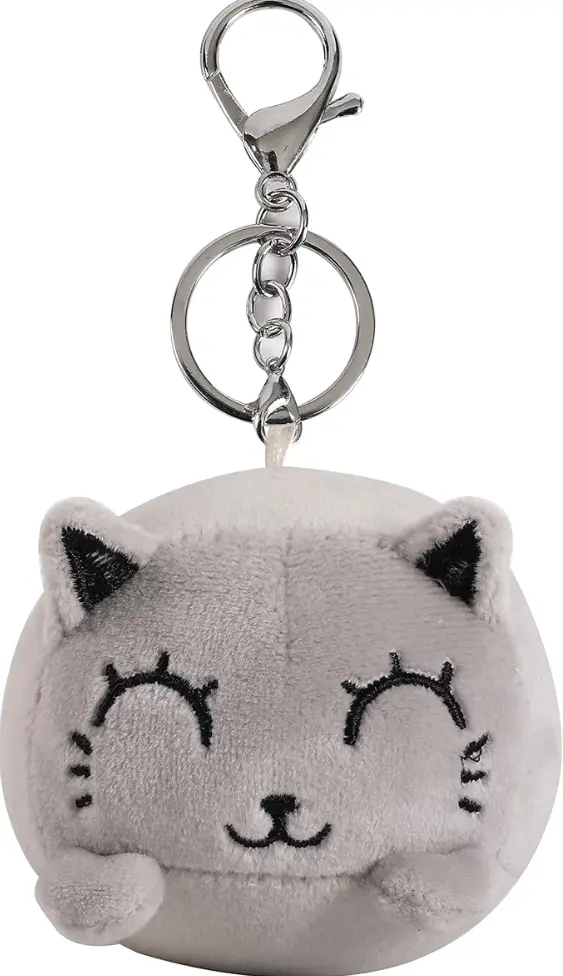 Portachiavi Peluche GATTO GRIGIO
