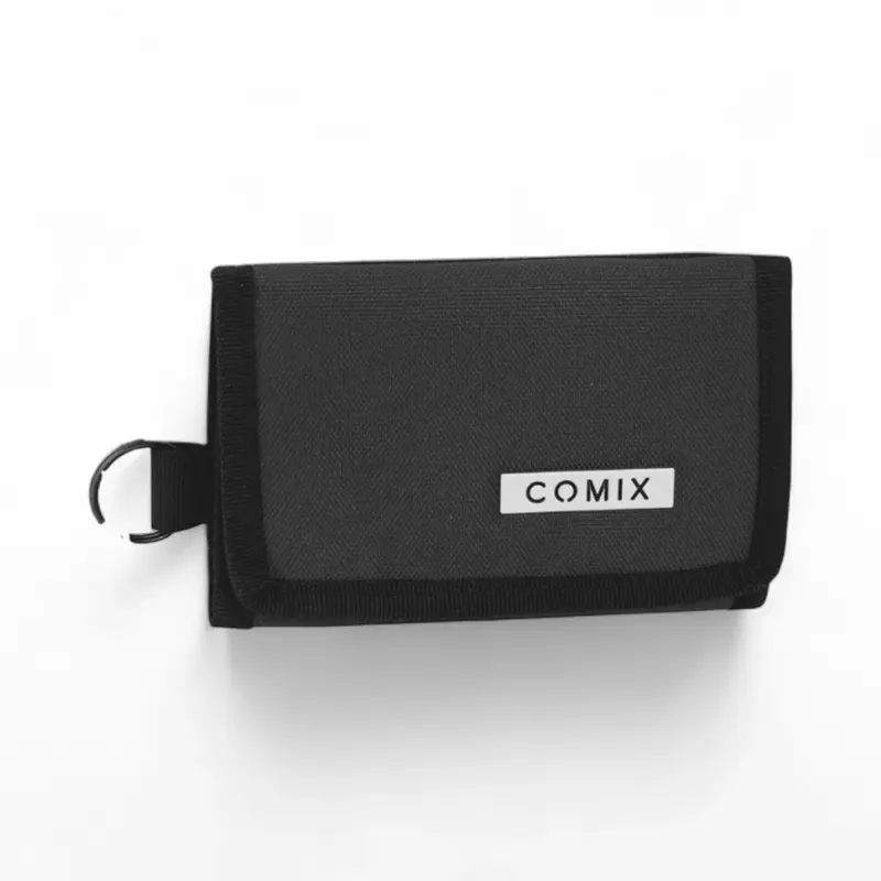 Portafoglio Comix Monocolore – Velcro