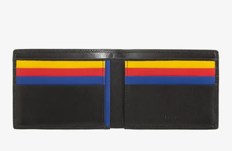 Portafoglio uomo porta carte RFID Colorfu Nero - Caprera - DùDù