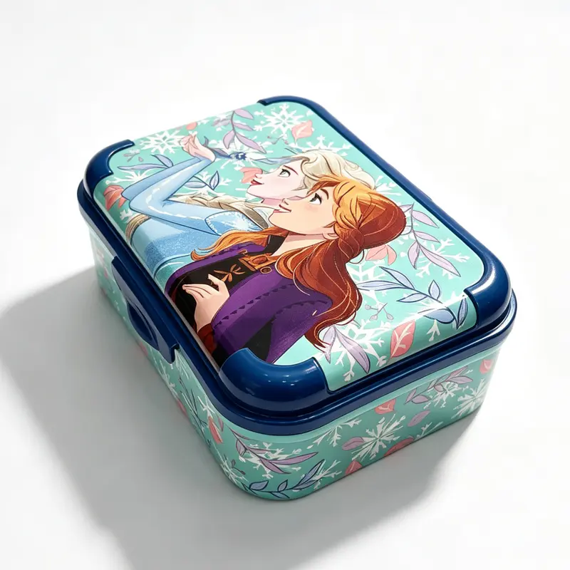 Portamerenda Frozen Elsa e Anna 16.5x12x6.5 cm - Scatola Porta Merenda Scuola