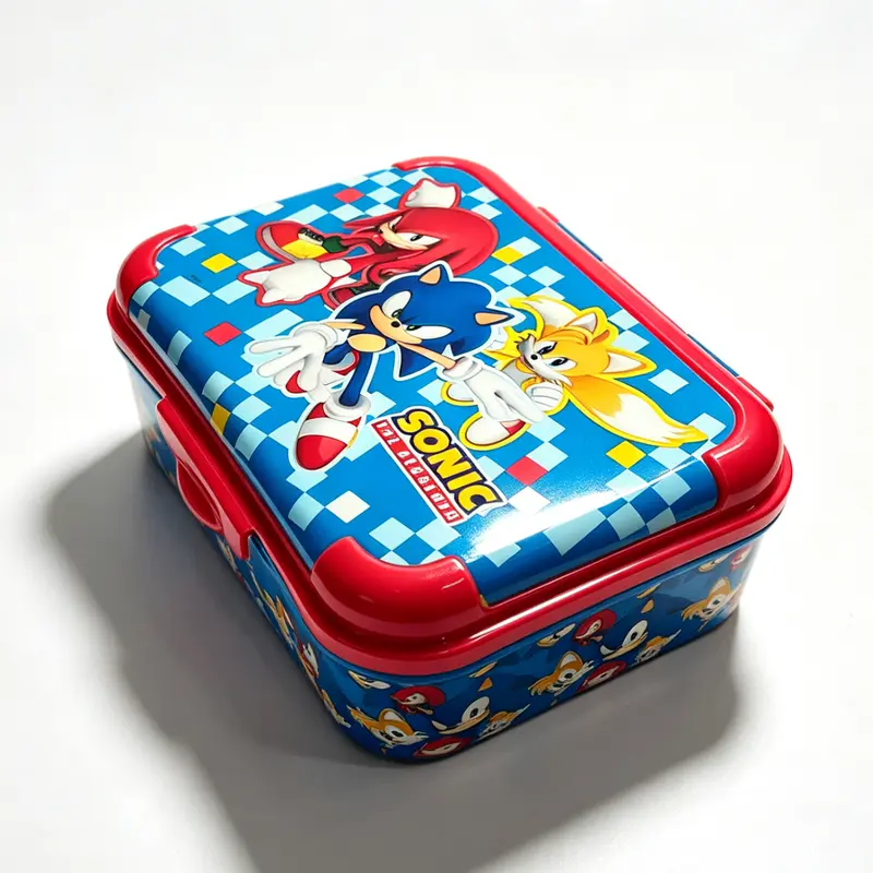 Portamerenda Sonic the Hedgehog 16.5x12x6.5 cm - Scatola Porta Merenda Scuola