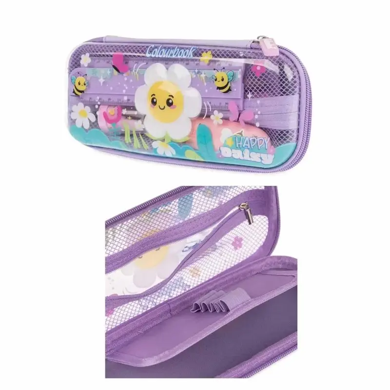 Portapenne rigido Colourbook Happy Daisy