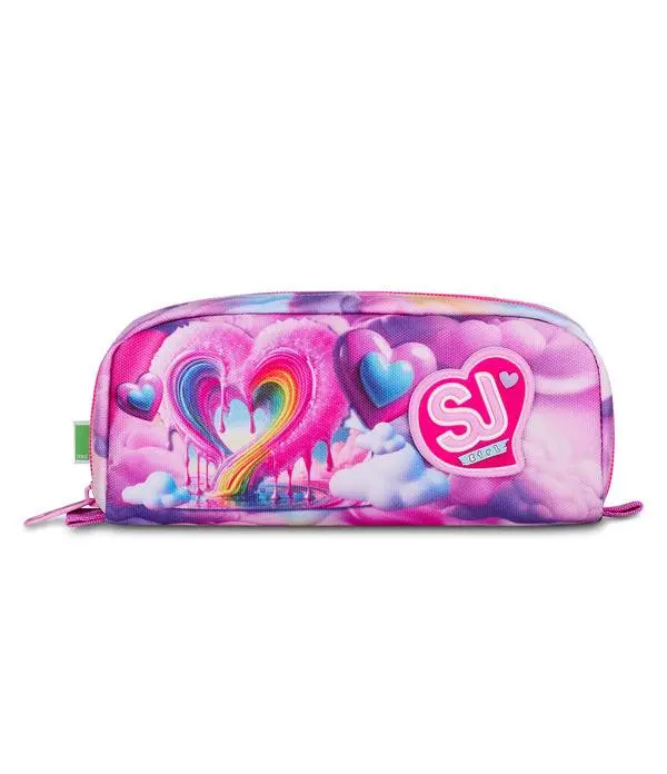 Portapenne Seven Joyful Pins Girl scuola compatto