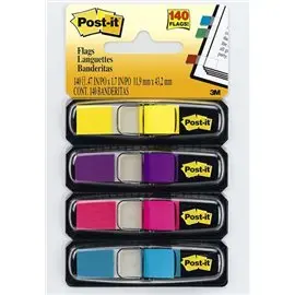 Post-it 3M Index 683-4AB colori vivaci 12x43,2