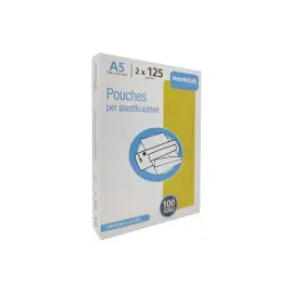 Pouches Memotak 250 mic. A5 100 pz.