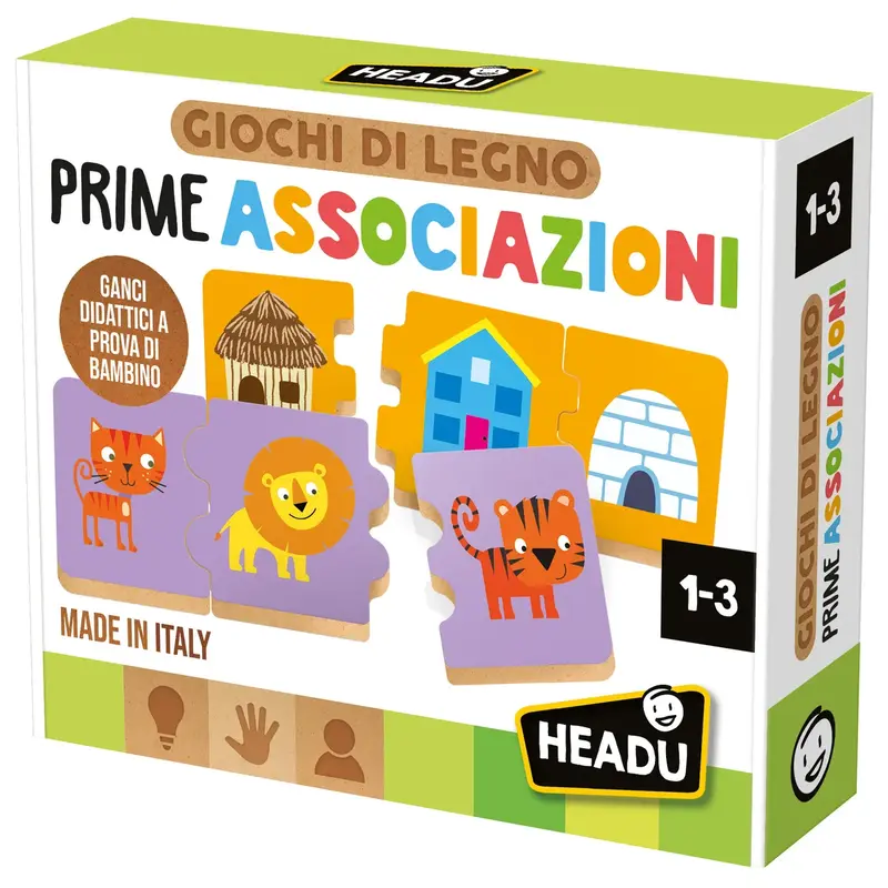 Prime associazioni – ganci didattici per allenare la logica e classificare – 12m+ – headu