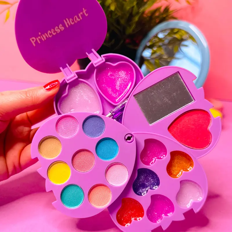 Princess Heart Make Up Set – Kit Trucchi per Bambine | Tinta Unita