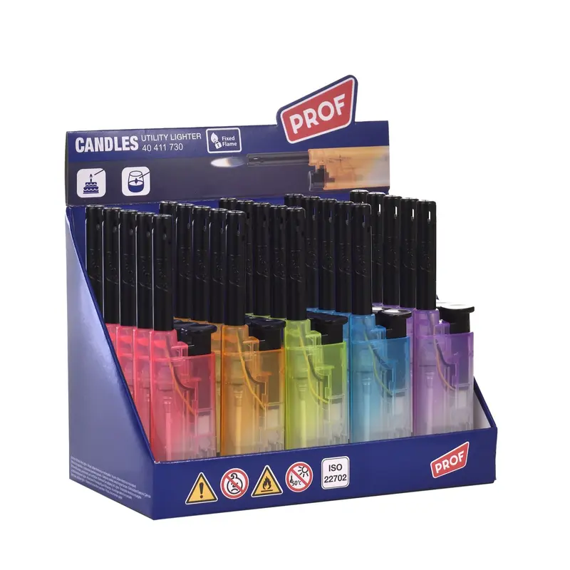 PROF ACCENDIGAS MINI INANGA 2 INJECTION TRANSLUCENT 40411730 - Conf da 25