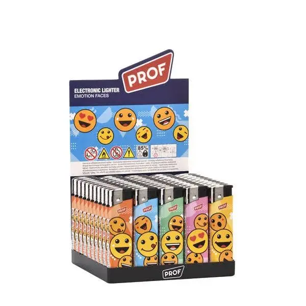 PROF ACCENDINO ELETTRONICO EMOTION FACE 41804820 - conf da 50