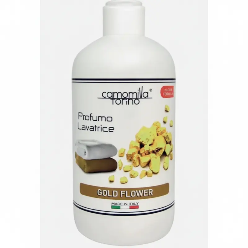 Profumo Lavatrice Gold Flower - Camomilla Torino Bucato Profumato 500 ml