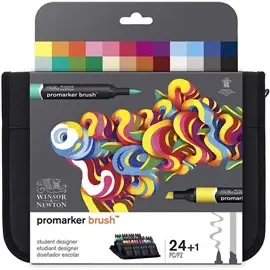 Promarker Brushmarker Set 24 Student Set 0290079