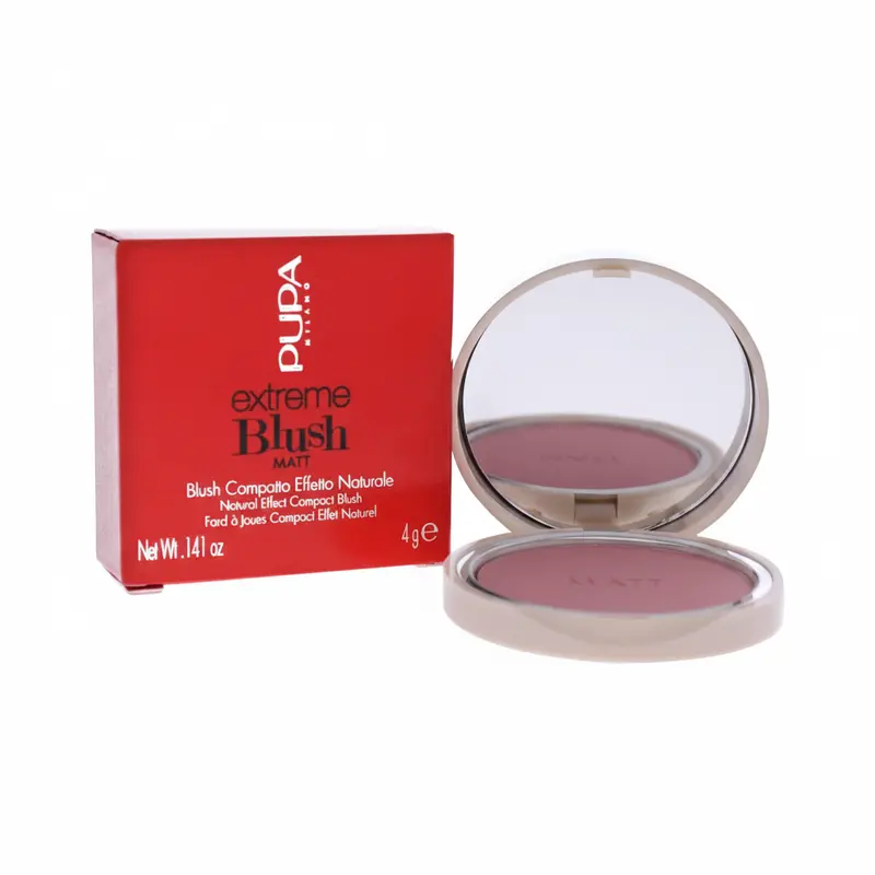 PUPA Milano Extreme Blush Matt – Blush Compatto Effetto Naturale Make-Up col. 004