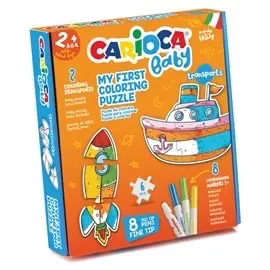 Puzzle Carioca Baby Coloring Transport 43080