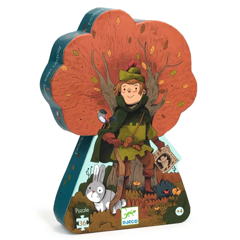 Puzzle silhouette - Robin Hood 36 pezzi