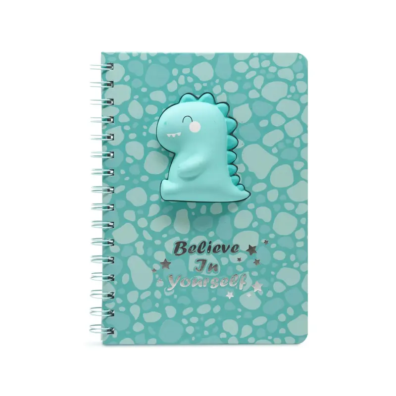 Quaderno a Spirale Squishy Puffy – Notes Antistress con Dinosauro