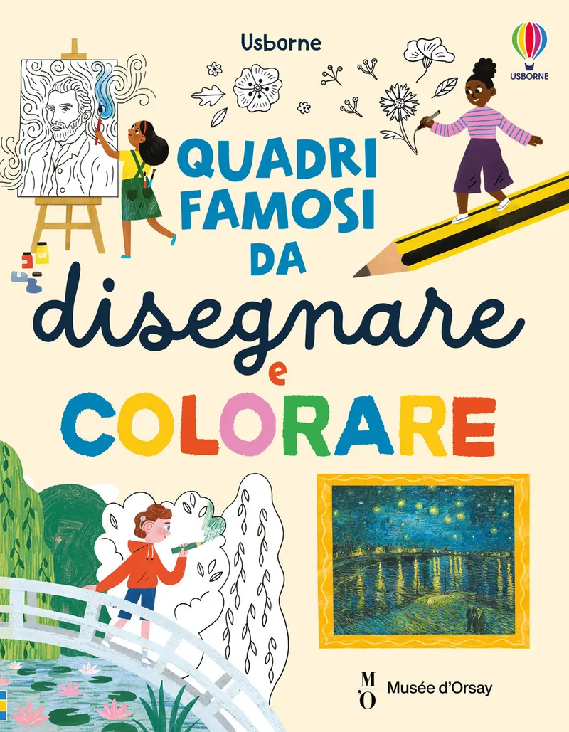 Quadri famosi da disegnare e colorare