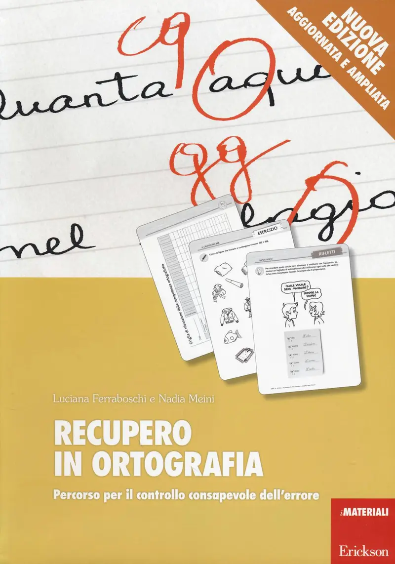 Recupero in ortografia. percorso per il controllo consapevole dell'errore