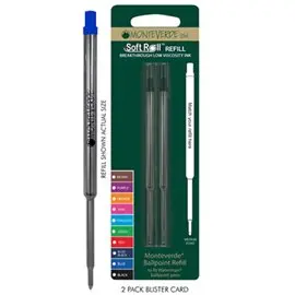 Refills Monteverde x Waterman Sfera Blu 2 pz.