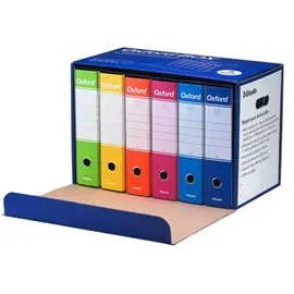 Registratori Oxford G85 Scatola con manici 6 pz. col. ass.