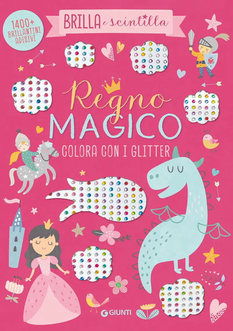 Regno magico. Colora con i glitter