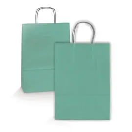 Sadoch 26 Shopper monocolore verde salvia 26x12x34 25 pz.