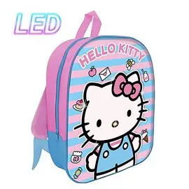SC 26 Zaino Asilo con Led 30CM Hello Kitty