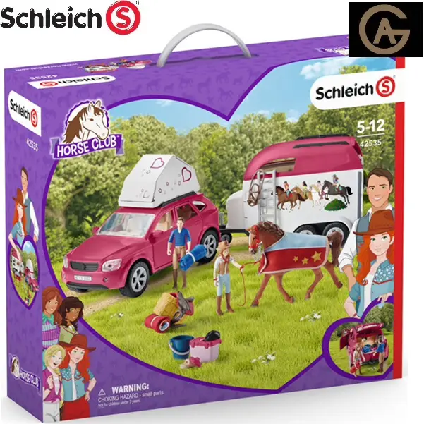 Schleich auto e rimorchio per cavalli