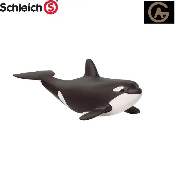 Schleich cucciolo di orca statuina