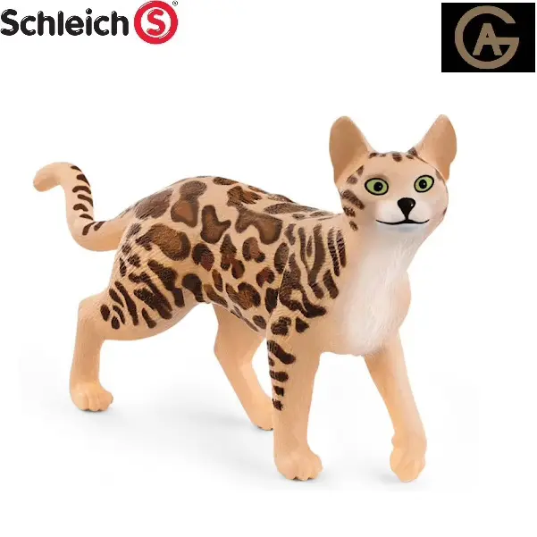 Schleich gatto del bengala statua