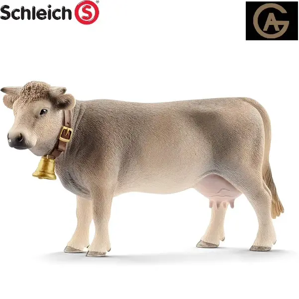 Schleich mucca bruna statuina toys