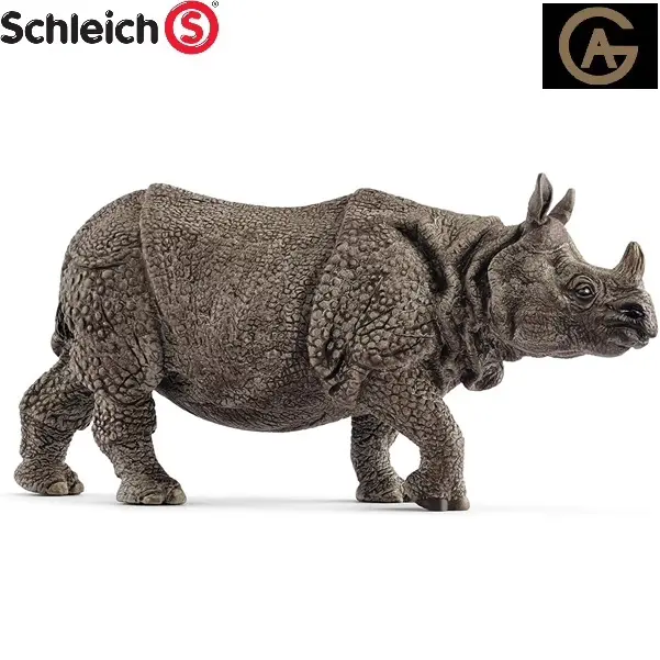 Schleich rinoceronte indiano statuina