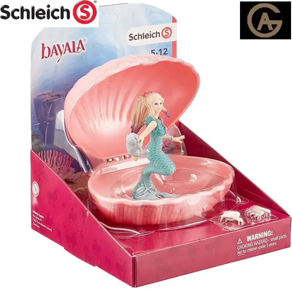 Schleich sirena e baby foca giocattolo